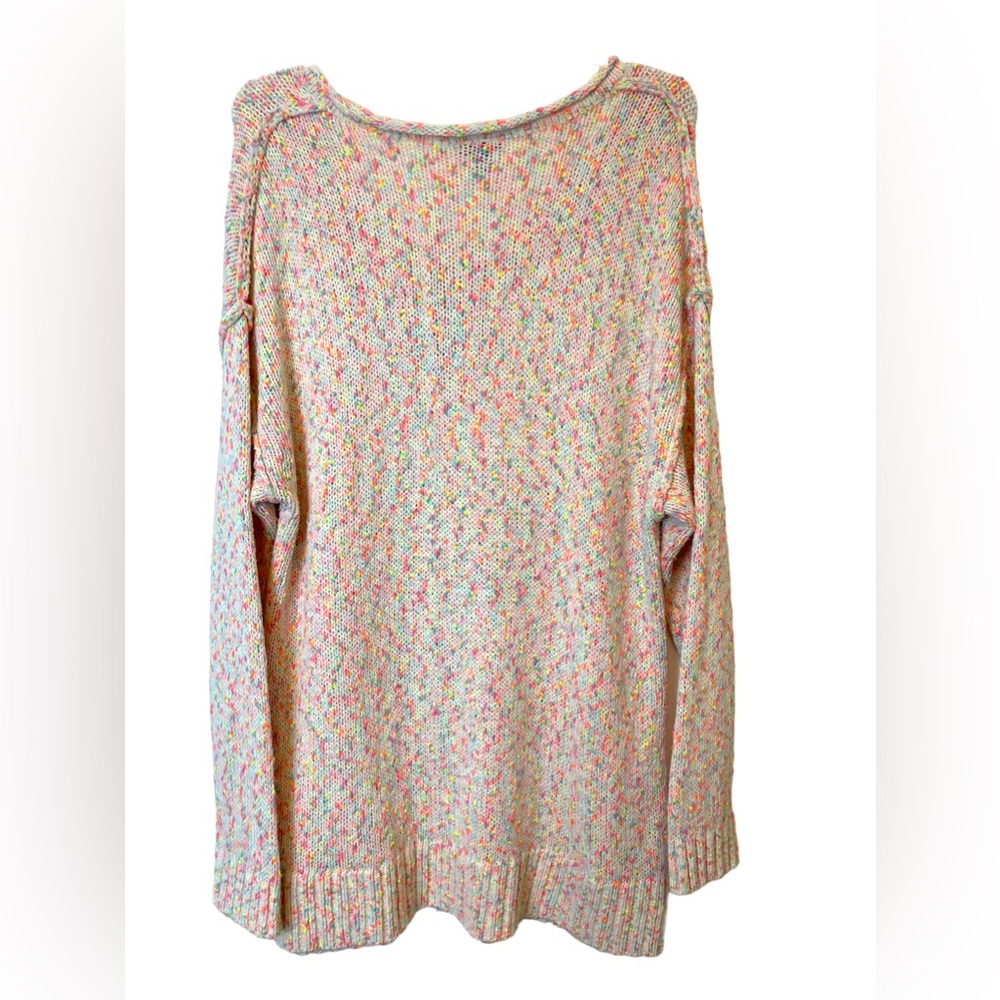 Torrid Flamingo Knit Crew Neck Sweater Multicolor color Size 0X - Picture 5 of 11